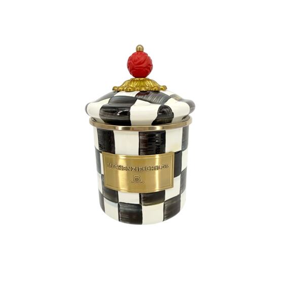 MACKENZIE-CHILDS Courtly Check Canister Demi - Picture 1 of 9
